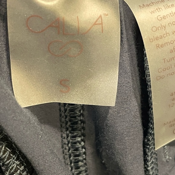 CALIA Women's gray pull on ankle zip Jogger pant size S - Picture 5 of 8